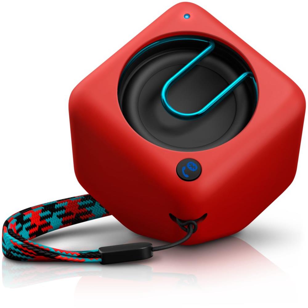 BT1300R, 4,44 cm (1.75") , 2W, Con cavo e senza cavo, Bluetooth / 3.5 mm, A2DP, AVRCP, HFP, HSP, Cubo - Foto 2